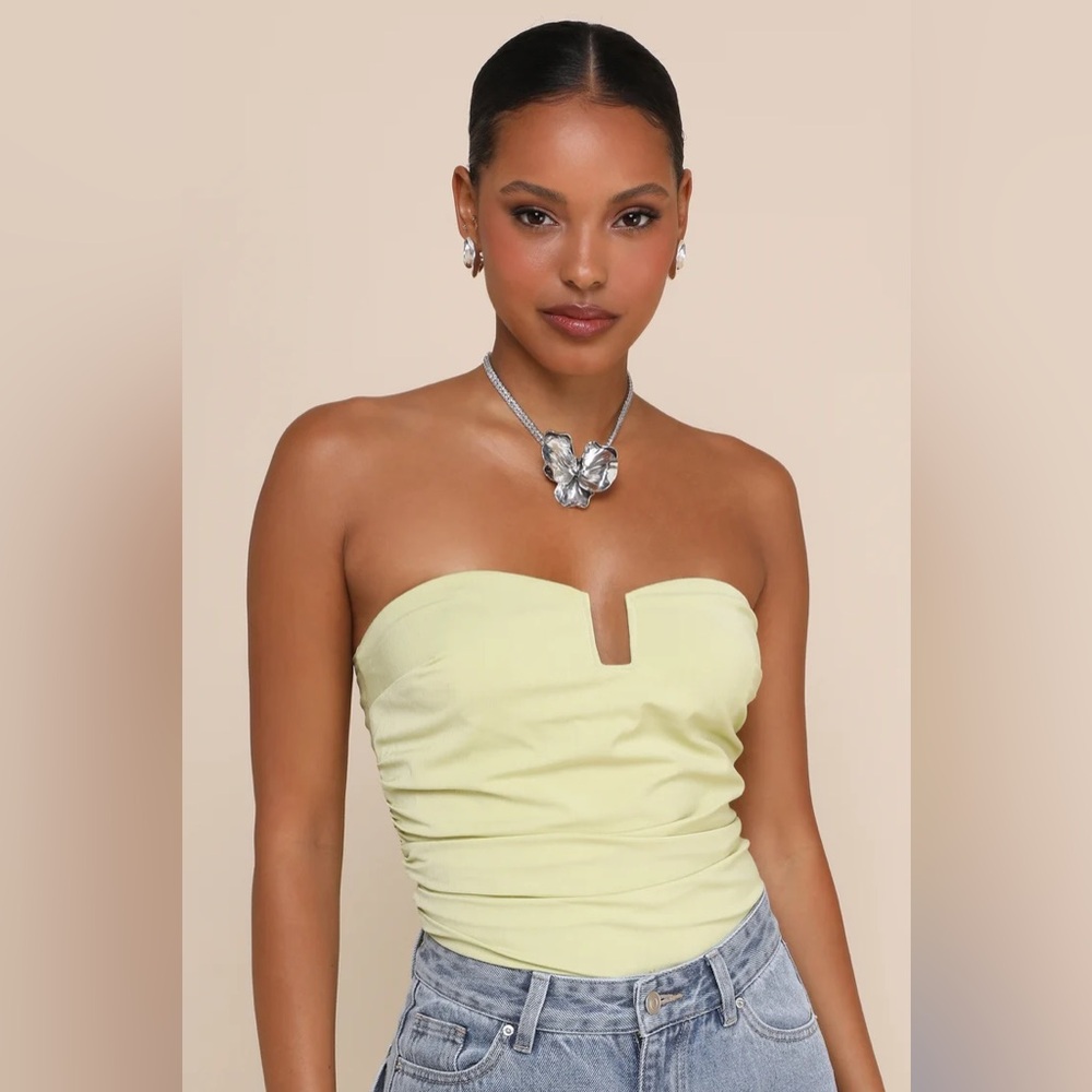Lulus Going-Out Vibes Lime Green